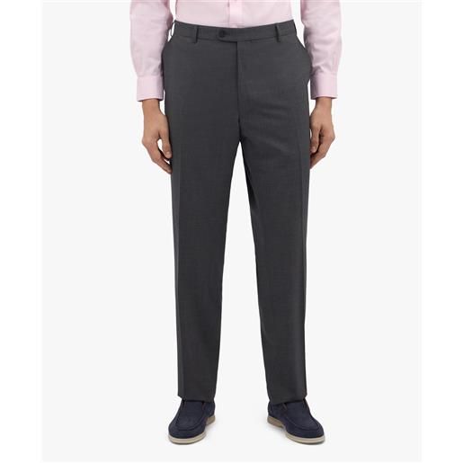 Brooks Brothers pantalone grigio in lana vergine elasticizzata