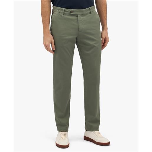 Brooks Brothers pantalone chino militare in cotone elasticizzato