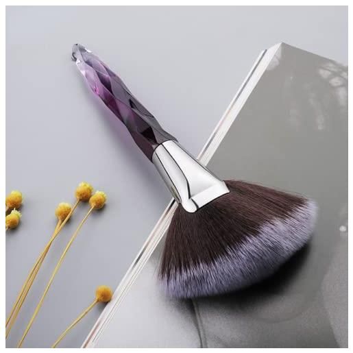 JDKAL set di pennelli da trucco in polvere, per fondotinta, ventaglio, ombretto, sopracciglio, professionale per blush, strumenti (tipo6)