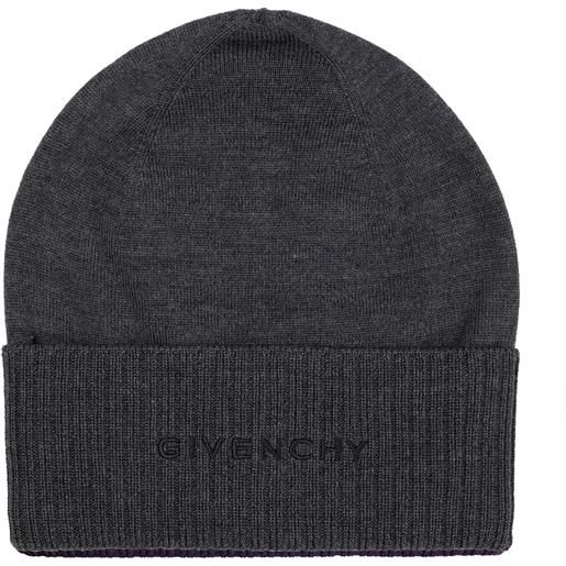 Givenchy cappello con logo in lana