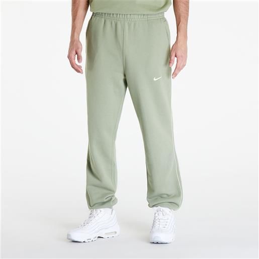 Nike x nocta men's fleece pants oil green/ lt liquid lime