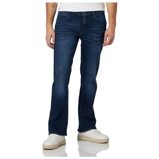 Mustang style oregon boot jeans, blu scuro 982, 33w x 32l uomo