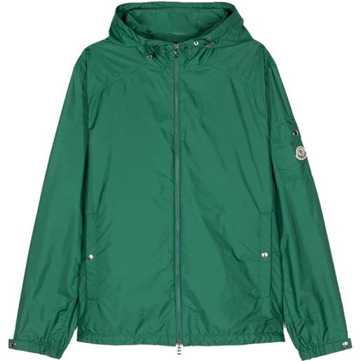 Moncler giacca etiache con applicazione - verde