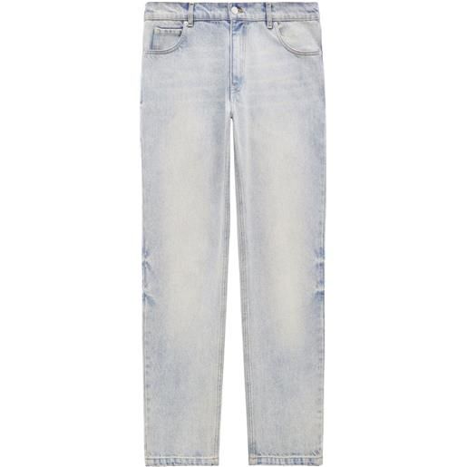 Courrèges jeans affusolati - blu