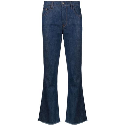 Fay jeans crop dritti - blu