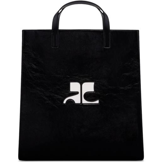 Courrèges borsa tote heritage - nero