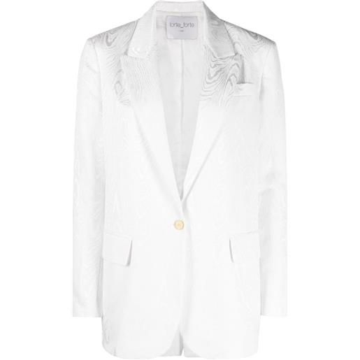 Forte Forte blazer monopetto - bianco