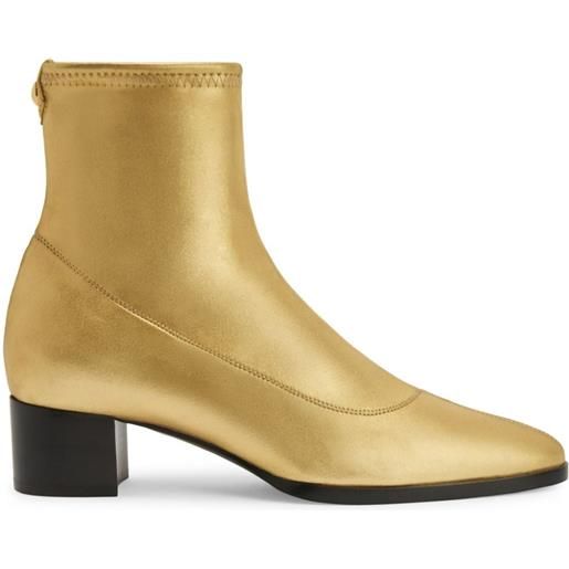 Giuseppe Zanotti stivali sallie metallizzati - oro