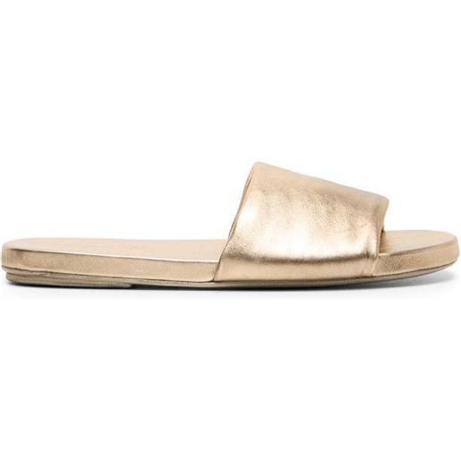 Marsèll sandali spanciata metallizzati - oro