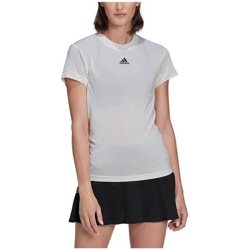 Adidas freelift short sleeve t-shirt bianco l donna