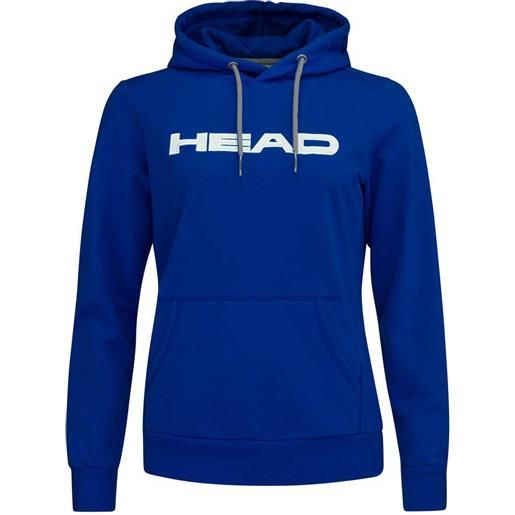 Head Racket club rosie hoodie blu m donna