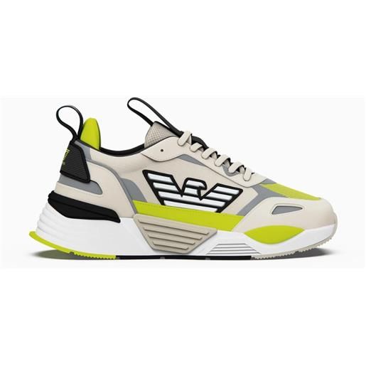 EA7 sneakers beige lime EA7 ace runner scarpe x8x070-xk165