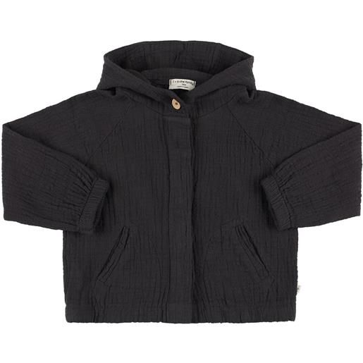 1 + IN THE FAMILY hooded cotton jacket