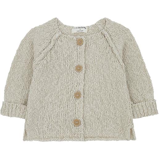 1 + IN THE FAMILY cotton & linen knit cardigan