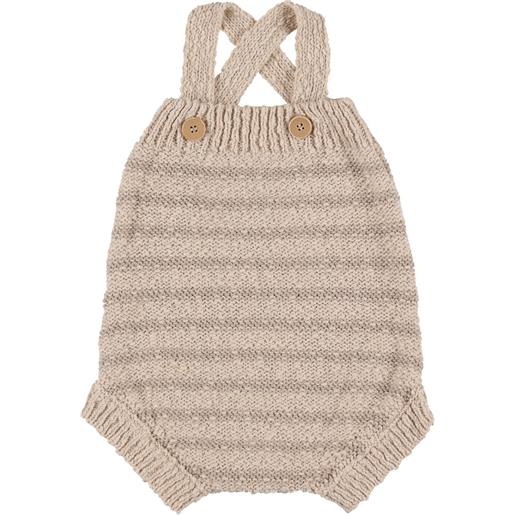 1 + IN THE FAMILY cotton & linen knit romper