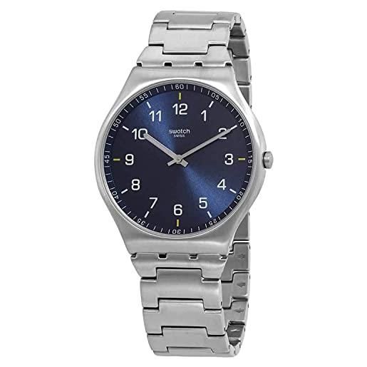 Swatch orologio quarzo analogico con cinturino in acciaio inox ss07s106g
