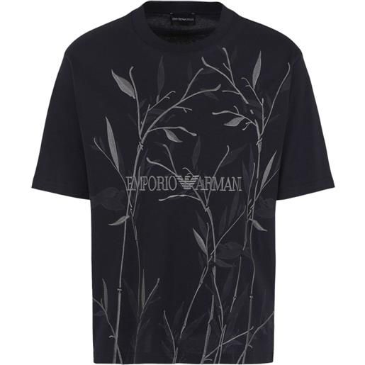Emporio Armani t-shirt con stampa - nero
