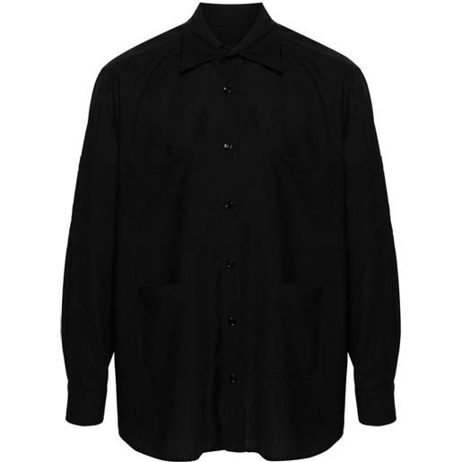 MM6 Maison Margiela camicia con tasche - nero