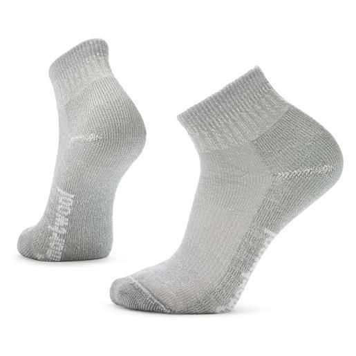 Smartwool, hike classic edition-calzini leggeri alla caviglia unisex, grigio chiaro, l