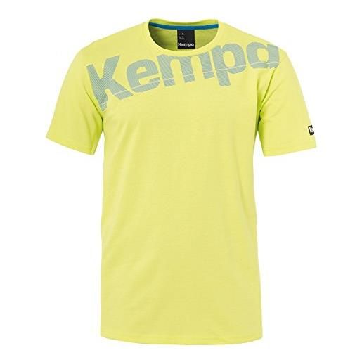 Kempa core cotton - maglietta, uomo, 200215109, spring gelb, xxs/xs