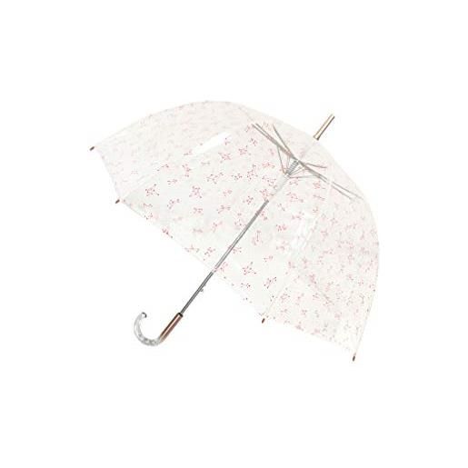 SMATI - ombrello a bolle d'aria trasparente da donna con design a costellazione - trasparente;Frangivento;Apertura automatica;Manico in stile cristallo;Design francese;Ombrello a forma di cupola. 