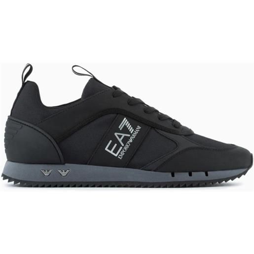 EA7 sneakers nera argento EA7 cordura x8x027-xk219