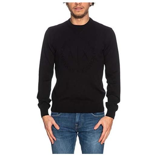 Armani Exchange 8nzm3d maglione, uomo, nero, s