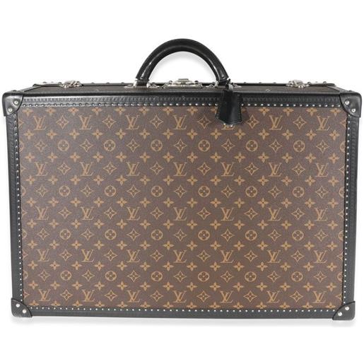 Louis Vuitton Pre-Owned - valigia alzer trunk 60 - donna - tela/pelle - taglia unica - marrone