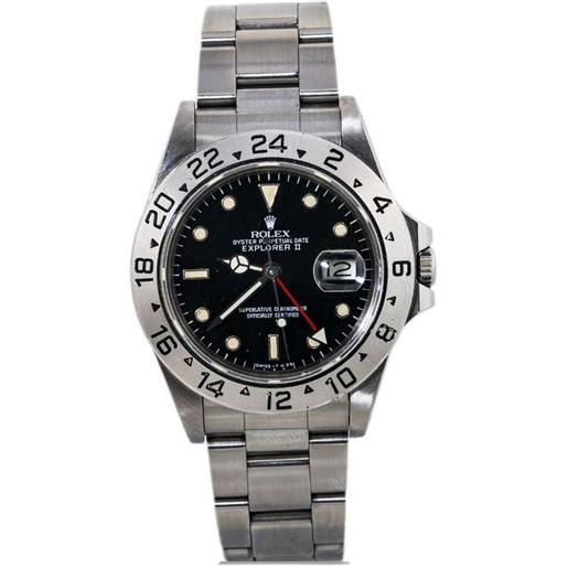 Rolex - orologio explorer ii 40mm pre-owned 1989 - unisex - acciaio inossidabile - taglia unica - nero