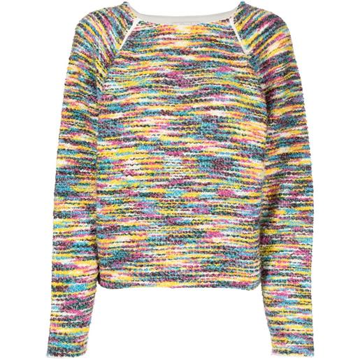 Rewind Vintage Affairs - maglione con lavorazione a nido d'ape - donna - lana/cotone/acrilico/alpaca/poliammide - s - multicolore