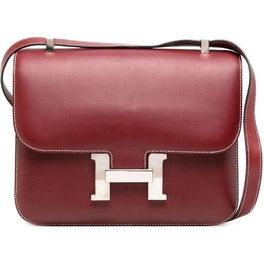Hermès Pre-Owned - borsa a spalla constance - donna - pelle di vitello - taglia unica - rosso