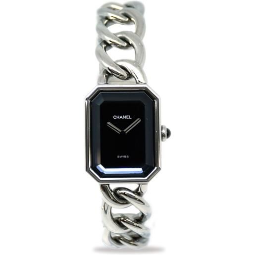 CHANEL Pre-Owned - orologio première l 20mm pre-owned 1987 - donna - acciaio inossidabile - taglia unica - nero