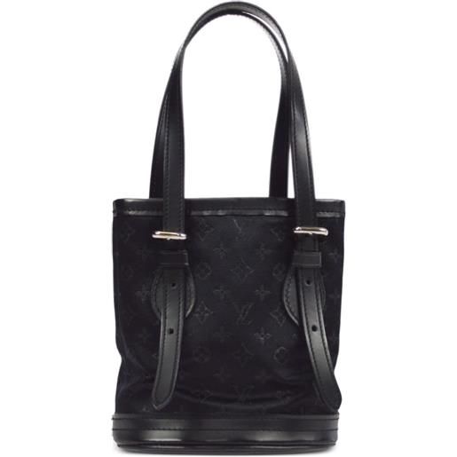 Louis Vuitton Pre-Owned - borsa a secchiello 2001 - donna - pelle/raso - taglia unica - nero