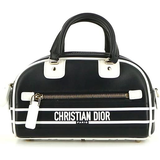 Christian Dior Pre-Owned - borsa bowling mini vibe 2020 - donna - pelle - taglia unica - bianco