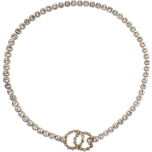 CHANEL Pre-Owned - cintura con strass cc pre-owned 1995 - donna - placcatura in oro/pietre sintetiche - taglia unica
