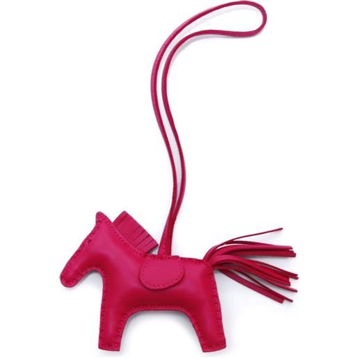 Hermès Pre-Owned - ciondolo per borsa rodeo pm 2020 - donna - pelle di agnello - taglia unica - rosa