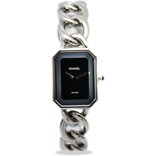 CHANEL Pre-Owned - orologio premi�re 20mm pre-owned 1987 - donna - acciaio inossidabile - taglia unica - nero