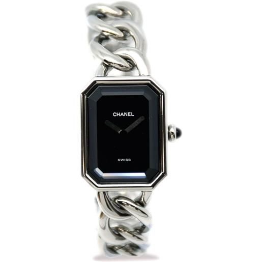 CHANEL Pre-Owned - orologio première 20mm pre-owned 1987 - donna - acciaio inossidabile - taglia unica - nero