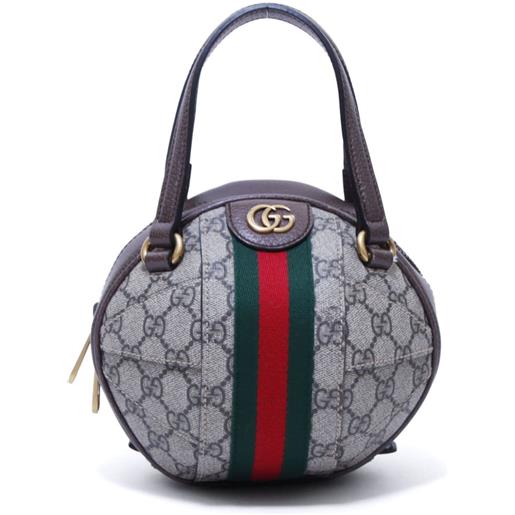 Gucci Pre-Owned - borsa tote ophidia ball mini 2010-2020 - donna - tela - taglia unica - marrone