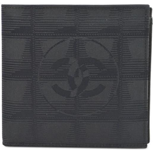 CHANEL Pre-Owned - portafoglio travel line choco bar pre-owned 2000 - donna - nylon - taglia unica - nero