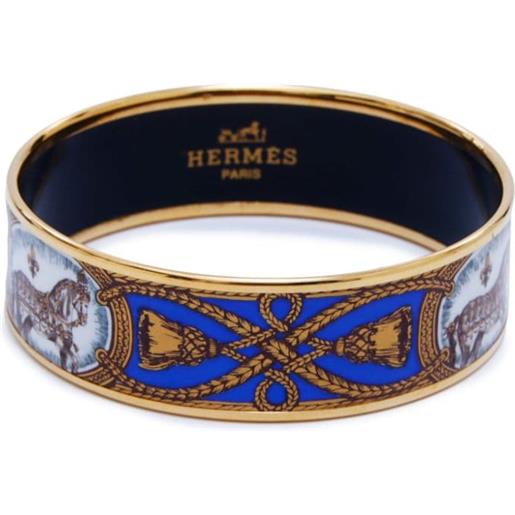 Hermès Pre-Owned - bracciale rigido grand apparat anni 2000 - donna - placcatura in oro - taglia unica