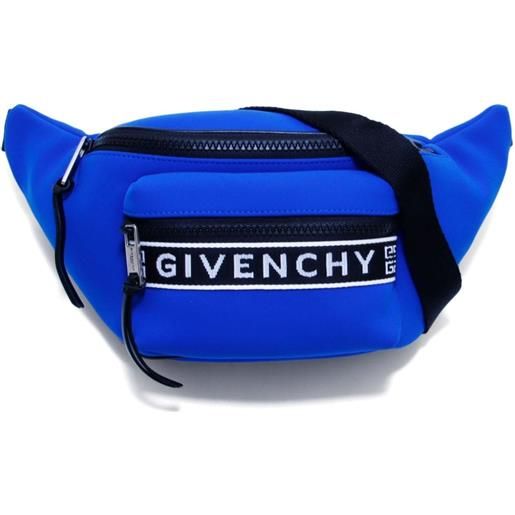 Givenchy Pre-Owned - marsupio con applicazione - donna - nylon - taglia unica - blu
