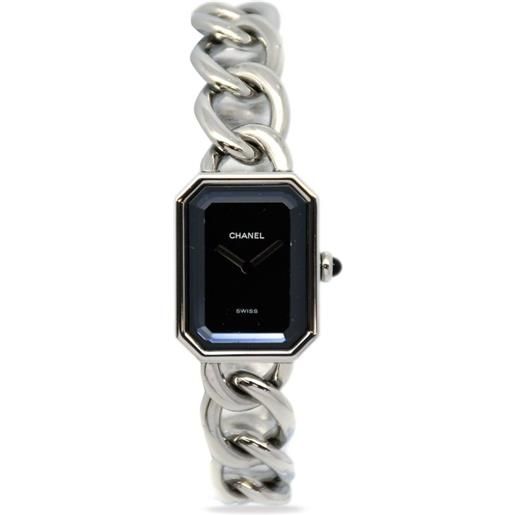 CHANEL Pre-Owned - orologio premiere 20mm pre-owned 1987 - donna - acciaio inossidabile - taglia unica - nero