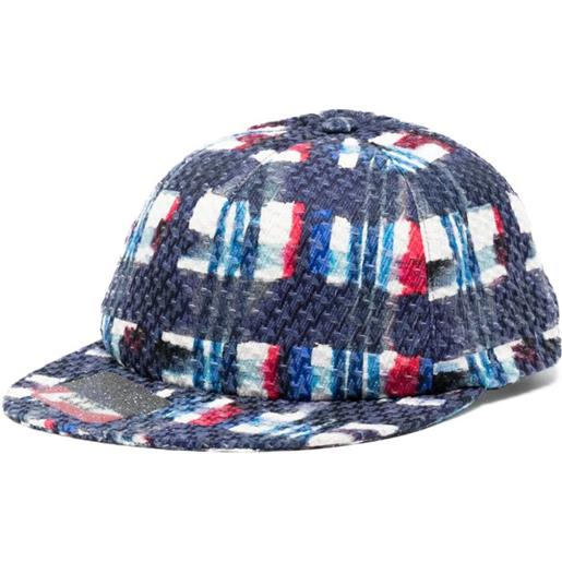 CHANEL Pre-Owned - cappello da baseball con applicazione anni 2000 - donna - cotone/seta/poliammide/poliuretano/vetro - taglia unica - multicolore