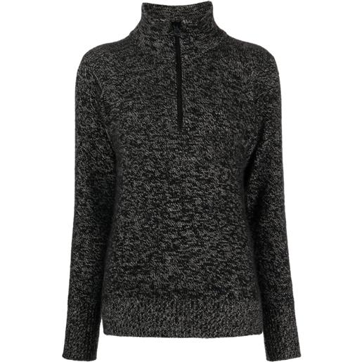 CHANEL Pre-Owned - maglione con logo cc 1996 - donna - cashmere/cashmere - taglia unica - grigio
