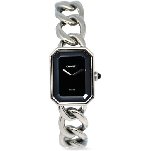 CHANEL Pre-Owned - orologio première 20mm 1987 - donna - acciaio inossidabile - taglia unica - nero