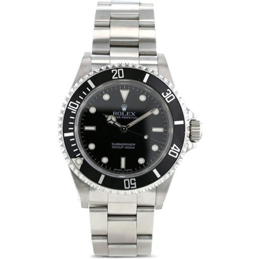 Rolex - orologio submariner 40mm pre-owned 2007 - uomo - vetro zaffiro/acciaio - taglia unica - nero