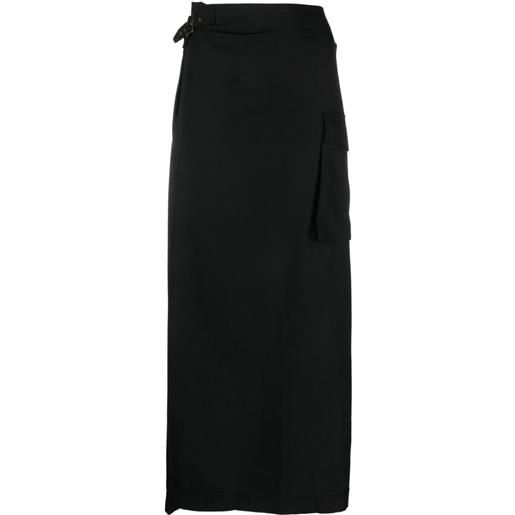 Jean Paul Gaultier Pre-Owned - gonna-pantalone a portafoglio anni 2000 - donna - lana - 40 - nero