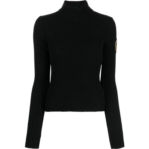CHANEL Pre-Owned - maglione con decorazione 1996 - donna - cashmere - 36 - nero