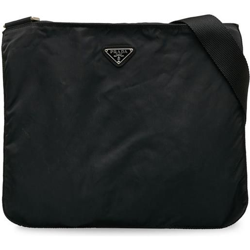 Prada Pre-Owned - borsa a tracolla tessuto anni '00-'13 - donna - nylon - taglia unica - nero